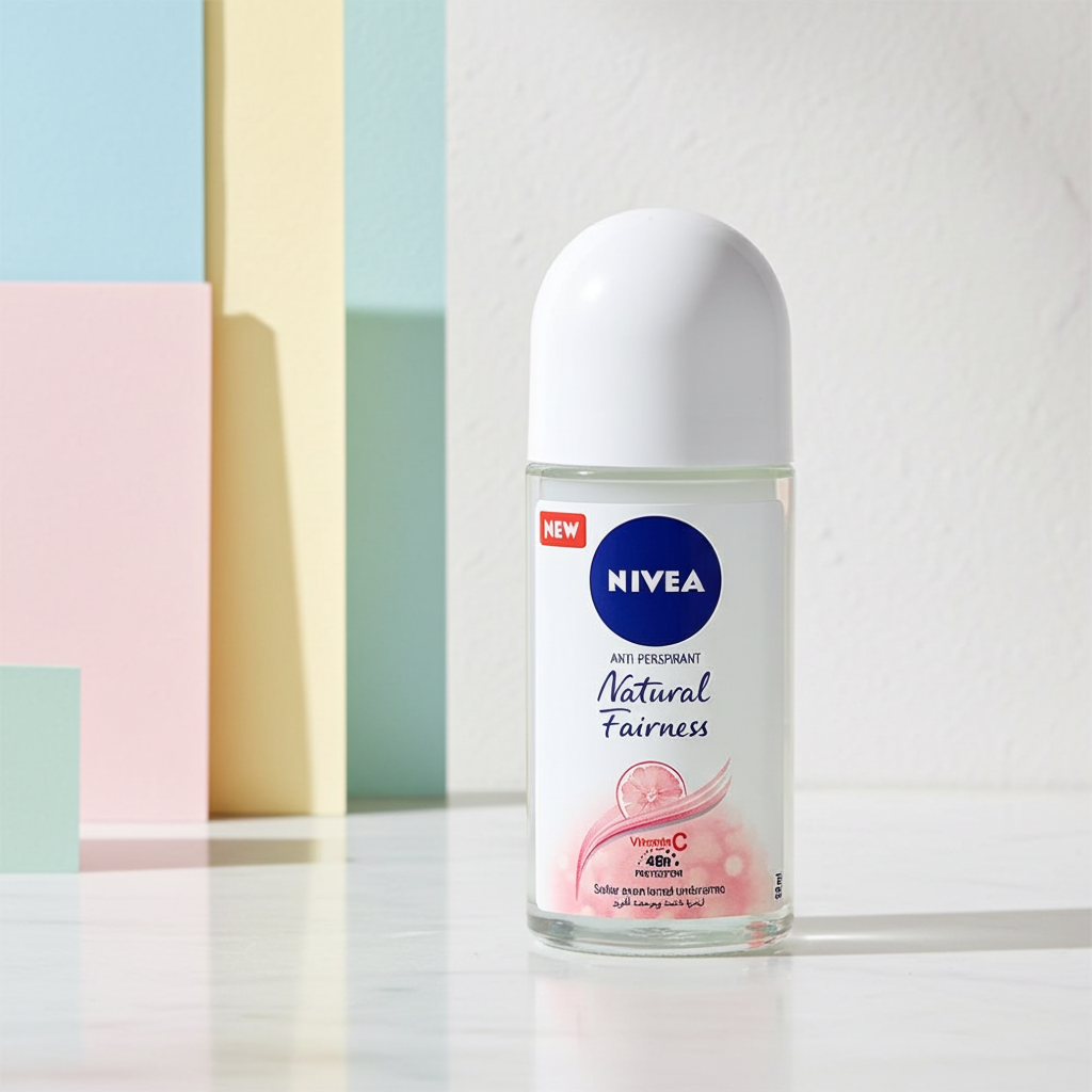 Nivea 48h Protection Natural Radiance Antiperspirant Roll-On for Women 50ml