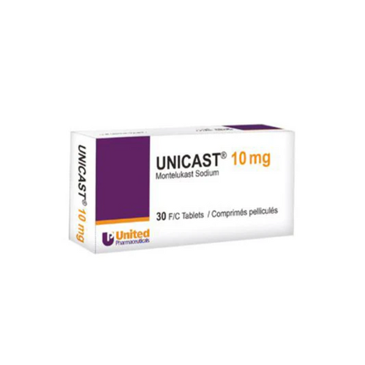 Unicast 10Mg 30 Tablets