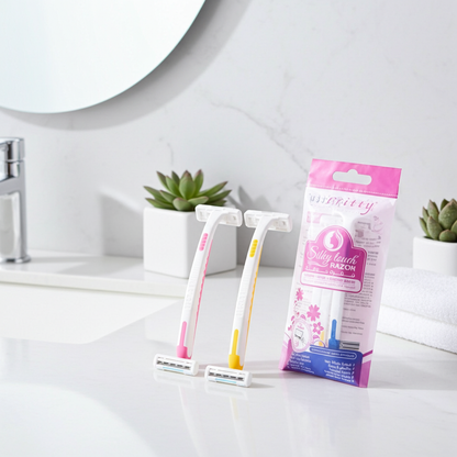 Pritty Silky Touch Skin Razor 3pc (FRL-3PEE)