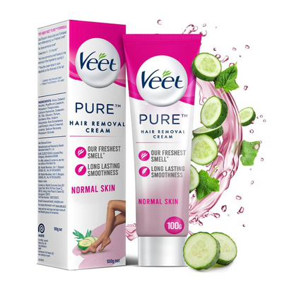 Veet Silky Fresh Moisturising Hair Removal Cream with Lotus Flower Extract 100g