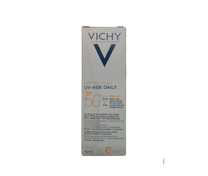 Vichy Capital Soleil UV-Age Daily Anti-Ageing Sunscreen SPF50+ 40ml – With Niacinamide