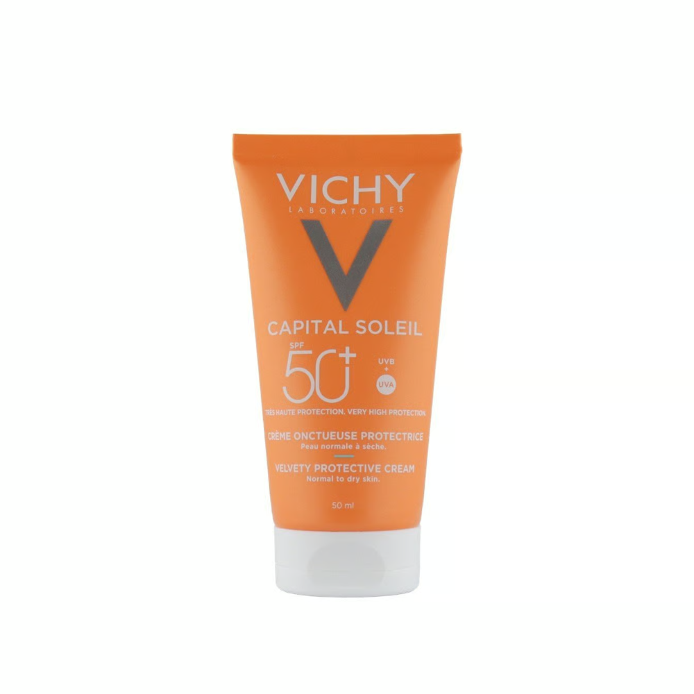 Vichy Capital Soleil Velvety Cream Sunscreen SPF50 50ml – For Normal to Dry Skin
