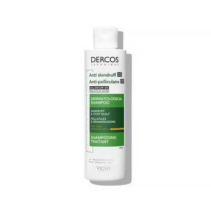 Vichy Dercos Anti-Dandruff Shampoo for Dry Hair 200ml – Selenium DS Formula
