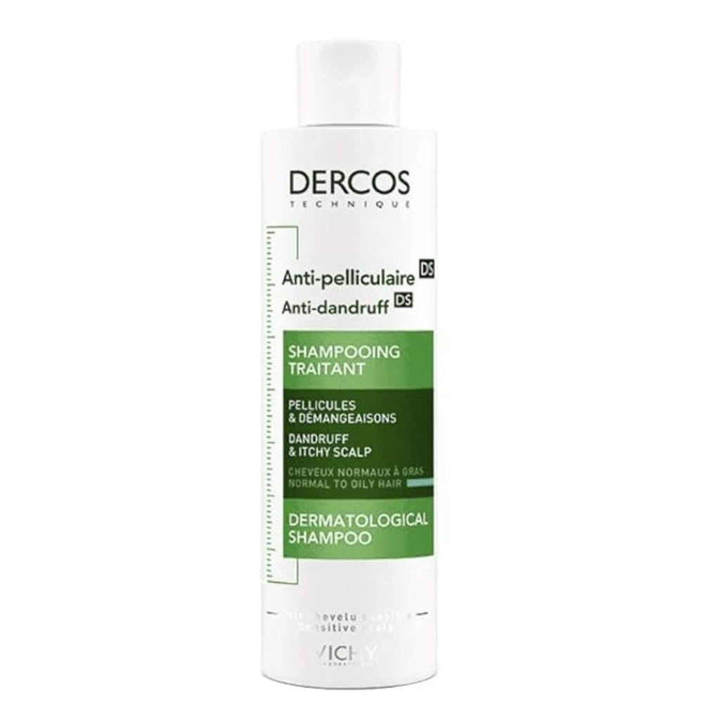 Vichy Dercos Anti-Dandruff Shampoo for Normal to Oily Hair 200ml – Selenium DS Formula