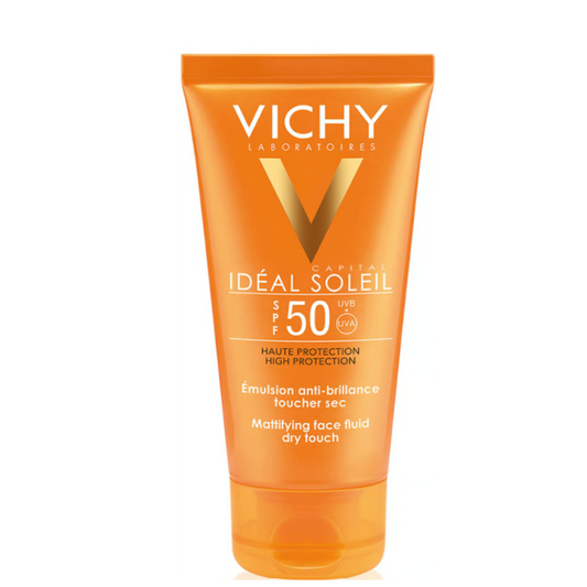 Vichy Ideal Solieil Spf 50 Face Dry Touch 50 Ml (Offer 1+1)