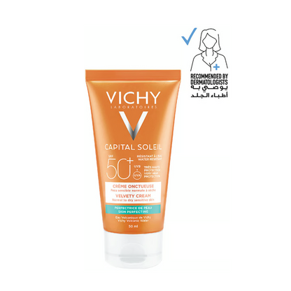 Vichy Capital Soleil SPF50 Velvety Cream – Sunscreen for Dry Skin (1+1 Offer)