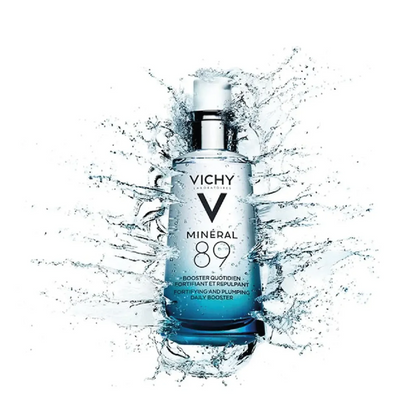 Vichy Mineral 89 Hyaluronic Acid Daily Booster 50ml – Strengthening & Plumping Face Serum