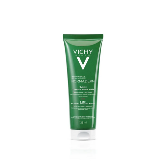 Vichy Normaderm 3 In 1 Cleanser, 125Ml