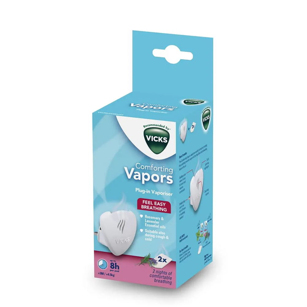Vicks Comforting Vapors Essential Oils Plug-In Vaporiser