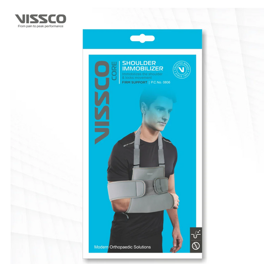 Vissco Core Elastic Shoulder Immobiliser With Cap-M (0813)