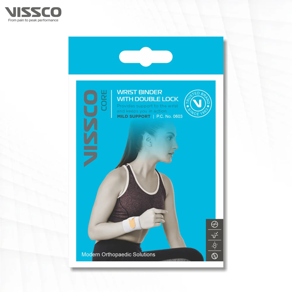 Vissco Core Wrist Binder With Double Lock-Spl (0603)
