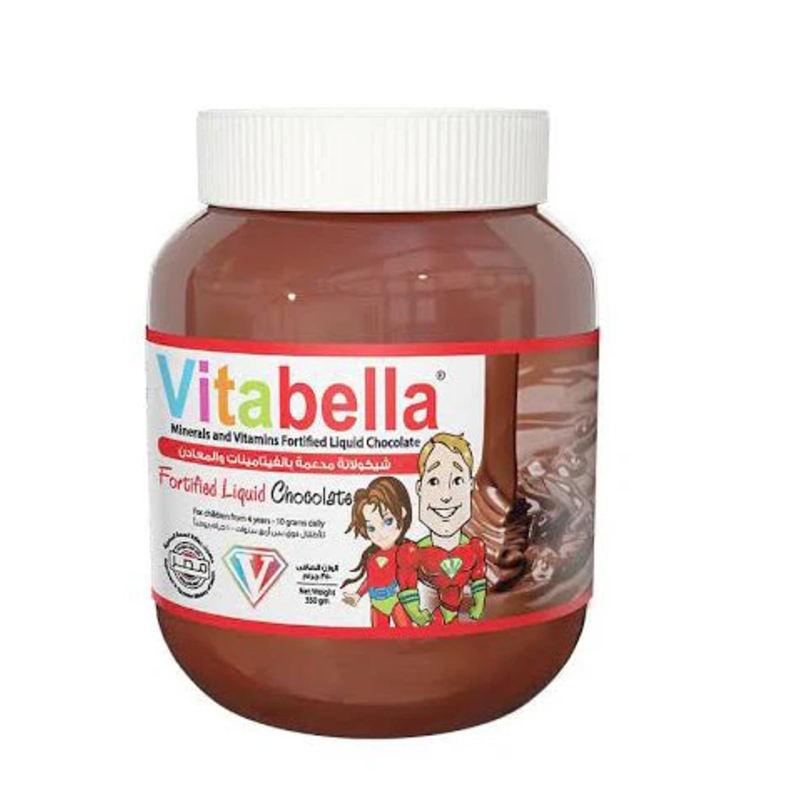Vitabella fortified Chocolate Spread with Vitamins & Minerals for Children (4+ Years), 350g