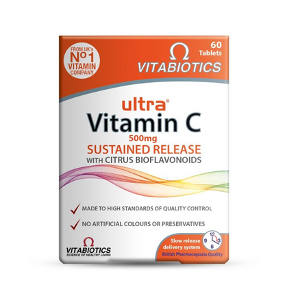 Vitabiotics Ultra Vitamin C 500mg Tablets – 60 Tablets
