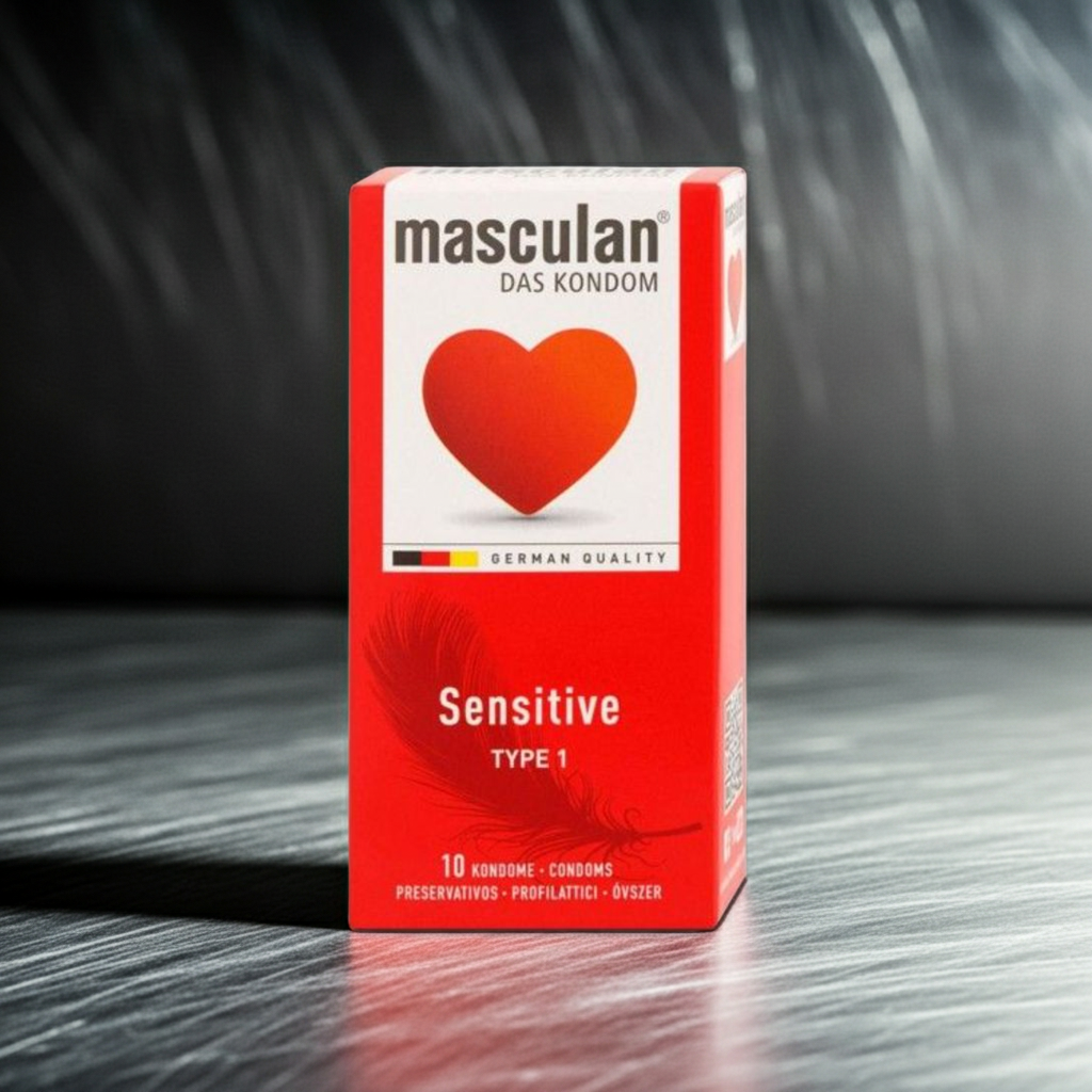 Masculan Sensitive Type 1 Ultra-Soft Condoms – 10 Pack