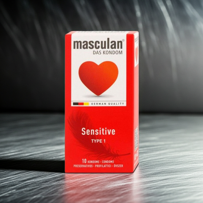 Masculan Sensitive Type 1 Ultra-Soft Condoms – 10 Pack