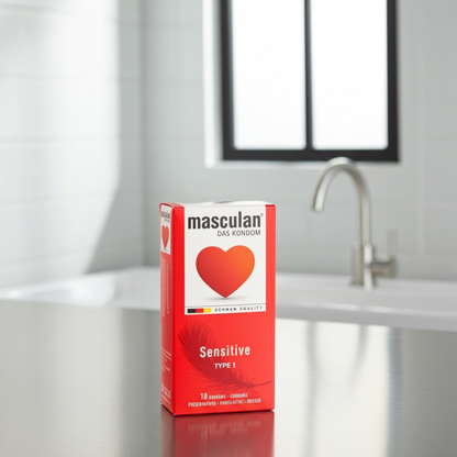 Masculan Sensitive Type 1 Ultra-Soft Condoms – 10 Pack