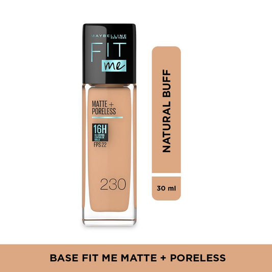 Maybelline Fit Me Matte + Poreless Liquid Foundation 230 Natural Buff 30ml
