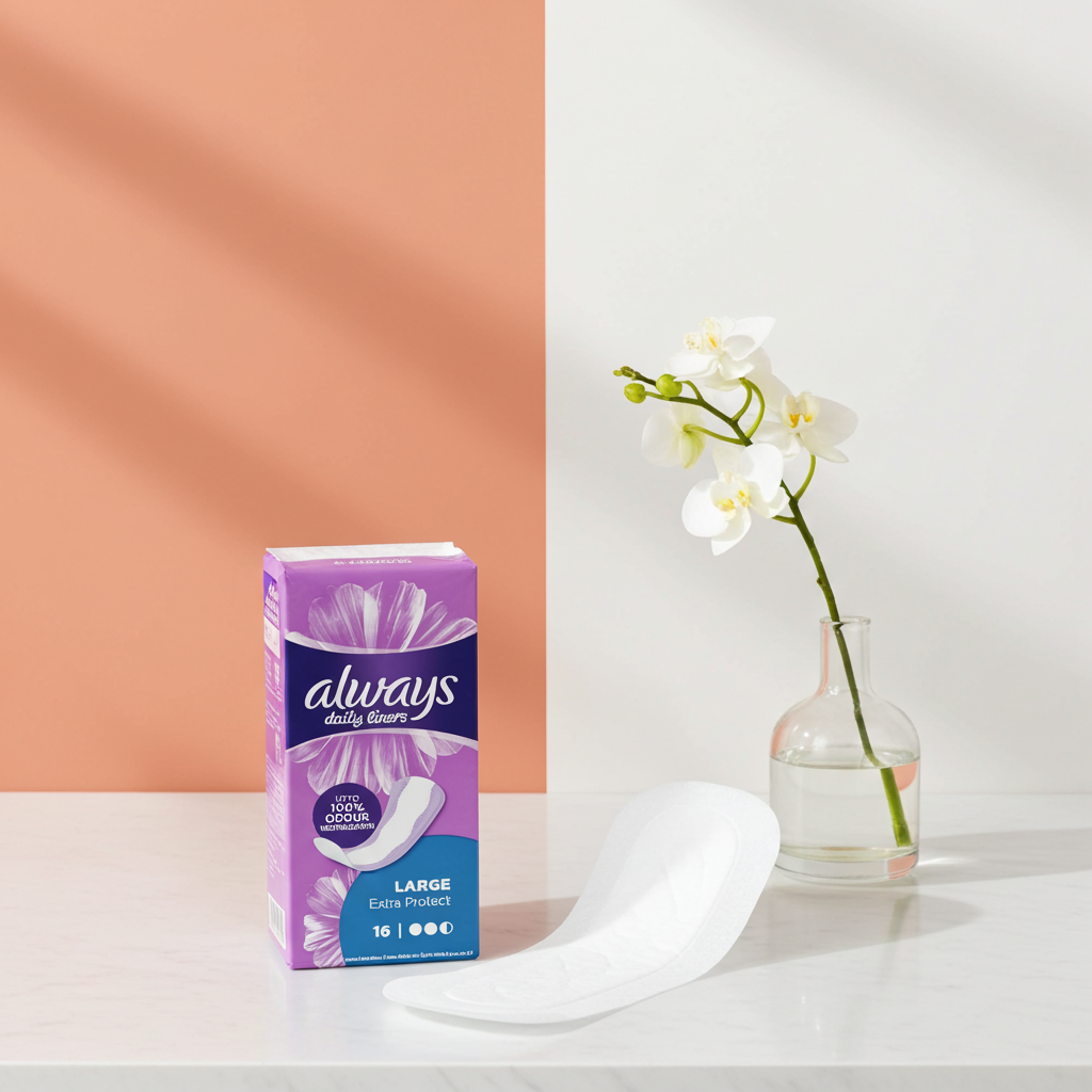 Always Extra Protect Large Sanitary Pads 16 Pads – Enhanced Heavy Flow Protection with SoftDry Technology
