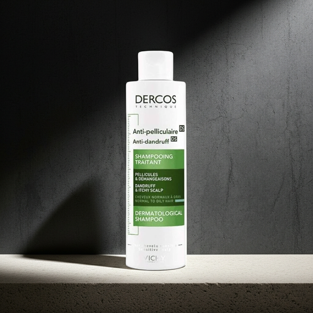Vichy Dercos Anti-Dandruff Shampoo for Normal to Oily Hair 200ml – Selenium DS Formula