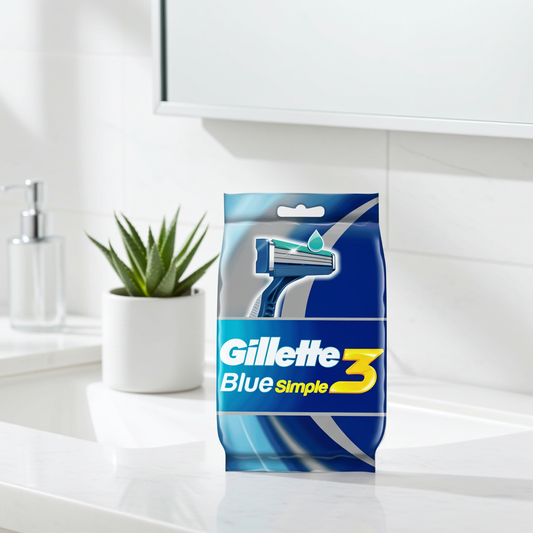 Gillette Blue 3 Simple Disposable Razors 4S