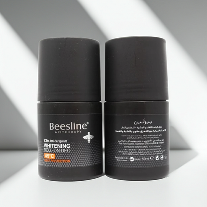 Beesline Whitening Roll-On Deodorant Heat Protection Silver Power, 1+1 Offer
