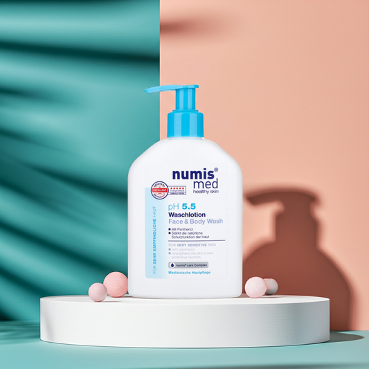 Numis Med pH 5.5 Face & Body Wash for Sensitive Skin 200ml