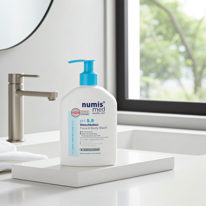 Numis Med pH 5.5 Face & Body Wash for Sensitive Skin 200ml