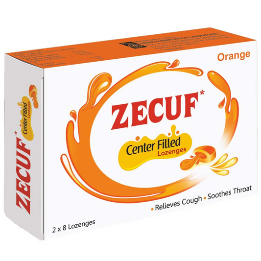 Zecuf Center Filled Lozenges Orange Flavor