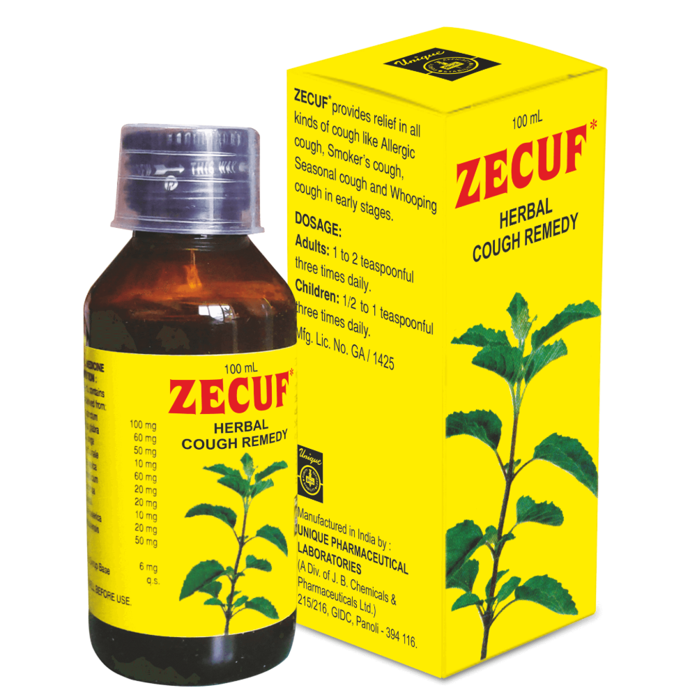 Zecuf Herbal Cough Syrup, 100Ml