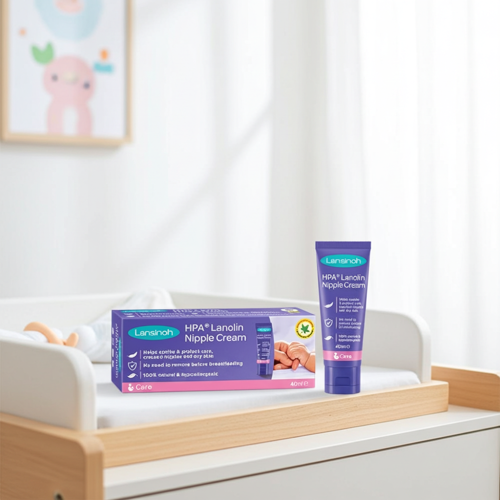 Lansinoh HPA Lanolin Nipple Cream for Sore & Cracked Nipples – 10ml