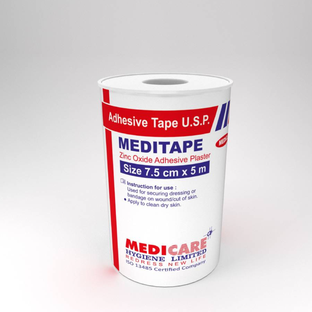Zinc Oxide Adhasive Plaster 5 Cm*5m-1"s (Medicare)